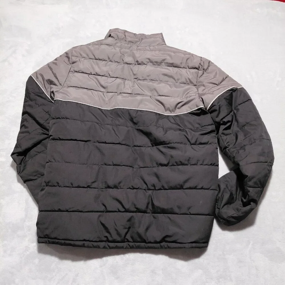 Gray & Camo Reversible Gap Kids Cold Control Water-Resistant Puffer Jacket XXL